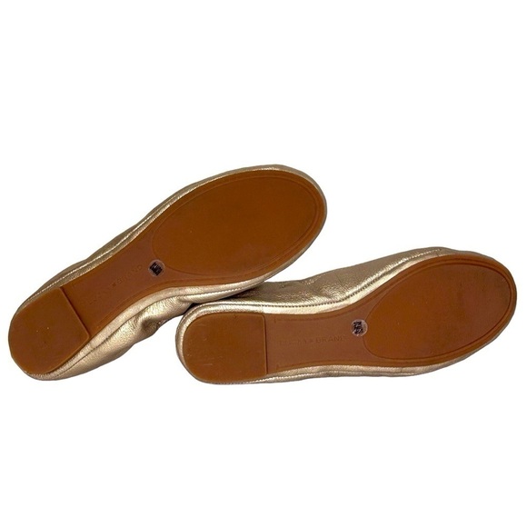 Lucky Brand Emmie Women’s Gold Ballet Flats Size-8.5/39 EUC - Picture 6 of 7
